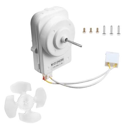 Whirlpool W10124096 Refrigerator Condenser Fan Motor Kit